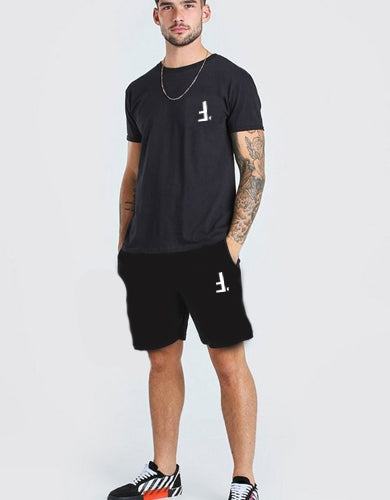 Knitted T shirt & Shorts set